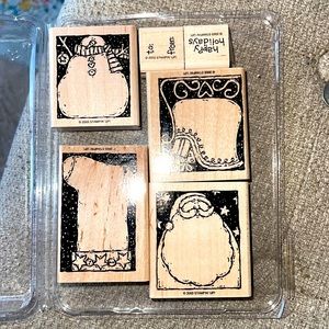 STAMPIN UP RETIRED STAMP SET 2003 Christmas Set.